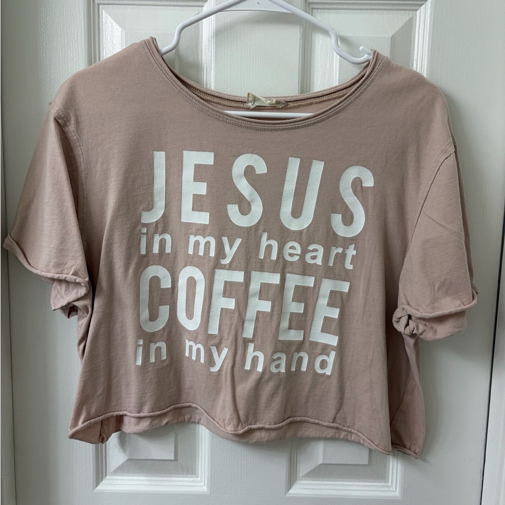 Altar'd State Pink Short Sleeve Tee